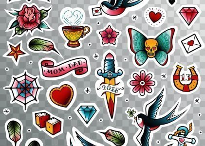 Old school dövmeler ve anlamları